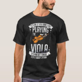 Viola Instrument Music Notes Player Lesson Beginne Tシャツ (正面)