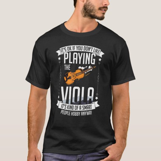 Viola Instrument Music Notes Player Lesson Beginne Tシャツ (正面)