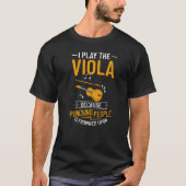 Viola Instrument Music Notes Player Lesson Beginne Tシャツ (正面)