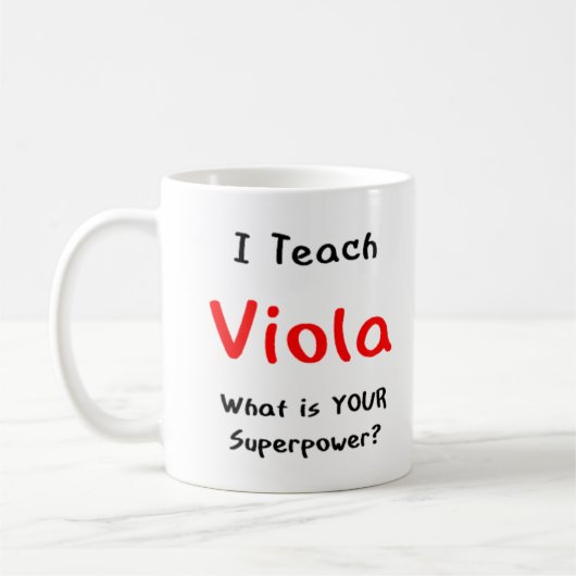 viola teach コーヒーマグカップ (左)