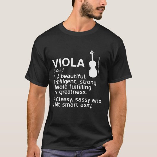 Viola — Violaの定義 Tシャツ (正面)