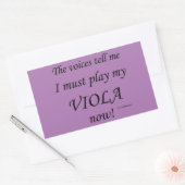 Viola Voices Must 遊 Rectangular Sticker 長方形シール (封筒)