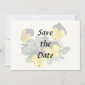 Violas Sorbet Yellow Jump Up セーブザデート (裏面)