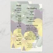 Violas Sorbet Yellow Jump Up プログラム (正面/裏面)