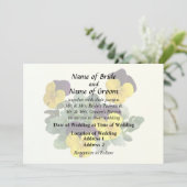 Violas Sorbet Yellow Jump Up 招待状 (スタンド正面)