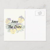 Violas Sorbet Yellow Jump Up 案内ポストカード (裏面)