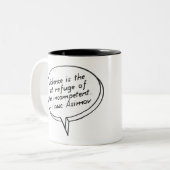 Violence ツートーンマグカップ (正面左)