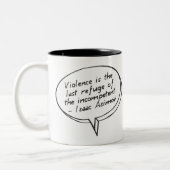 Violence ツートーンマグカップ (左)