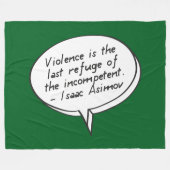 Violence フリースブランケット (正面(横))