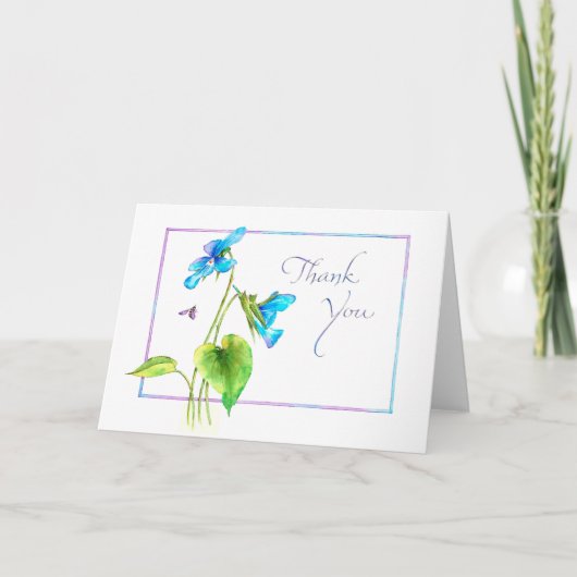 Violetありがとう サンキューカード (正面)