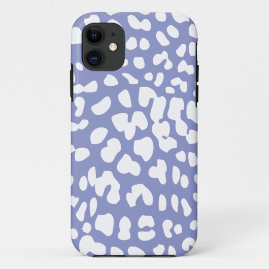 VioletとWhite Leopard Print iPhone 6ケース Case-Mate iPhoneケース (裏面)