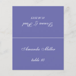 Violetの結婚座席表(ゲスト名を印刷)