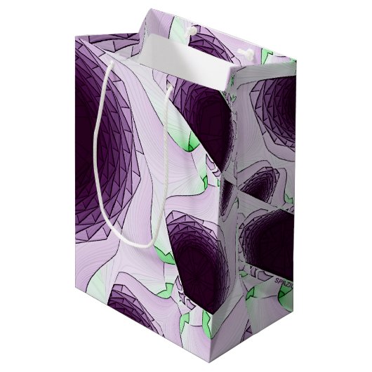 Violetの色の陰で ミディアムペーパーバッグ (正面アングル)