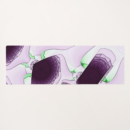 Violetの色の陰で ヨガマット (裏面(横))