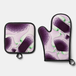 Violetの色の陰で 鍋つかみ&鍋敷きセット