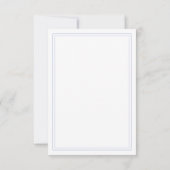 VIOLETケルト結び目模様3.5x5フラットサンキューカード サンキューカード (裏面)