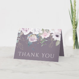 VioletバラPHOTO Thank You サンキューカード