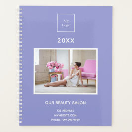 Violetフォトビジネスロゴ美しいサロン プランナー手帳