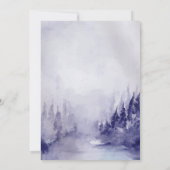 Violet冬の風景の雪の日を保存 セーブザデート (裏面)