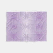 violet フリースブランケット (正面(横))