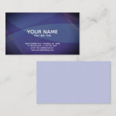 Violet and Blue Abstract Generic Adaptable 名刺 (正面/裏面)