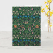 Violet and Columbine, William Morris カード (黄色い花)