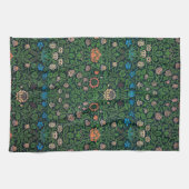 Violet and Columbine, William Morris キッチンタオル (横)