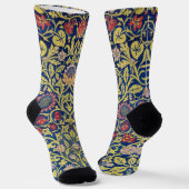 Violet and Columbine, William Morris ソックス (傾斜あり)