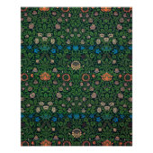 Violet and Columbine, William Morris ポスター (正面)