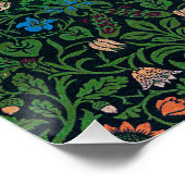 Violet and Columbine, William Morris ポスター (コーナー)
