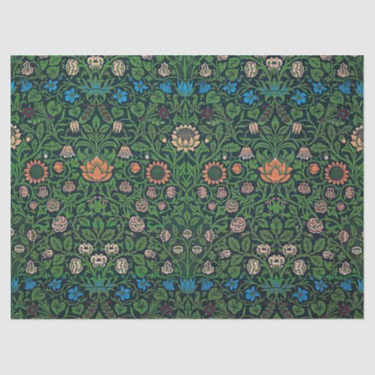 Violet and Columbine, William Morris 薄葉紙 (正面)