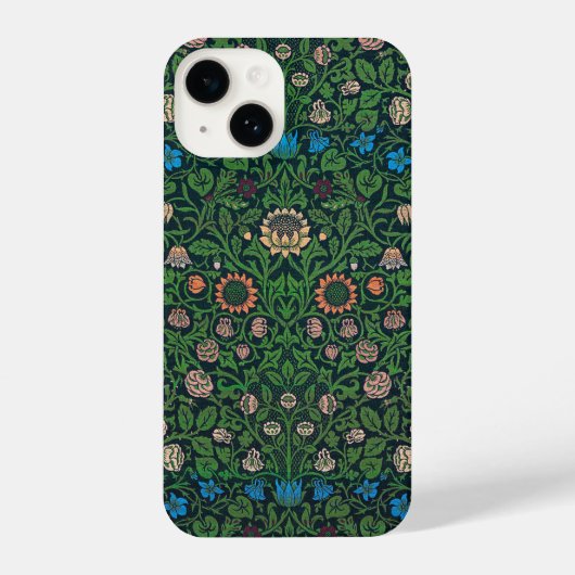 Violet and Columbine, William Morris iPhoneケース (裏面)