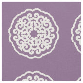 Violet Asian Moods Mandalla ～小パターン ファブリック (クローズアップ)