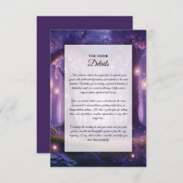 Violet at Midnight Enchanted Forest エンクロージャーカード