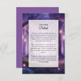 Violet at Midnight Enchanted Forest エンクロージャーカード