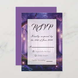 Violet at Midnight Enchanted Forest 出欠カード