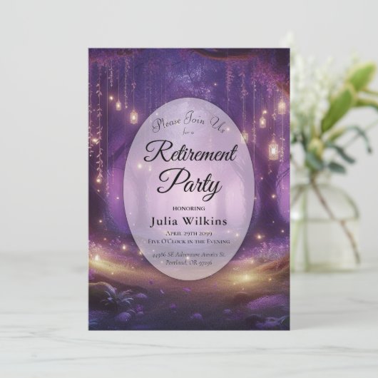 Violet at Midnight Enchanted Forest Retiment 招待状 (スタンド正面)