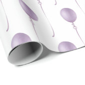 Violet balloon Gift Wrapping Paper - Cadeaupapier ラッピングペーパー (ロールコーナー)