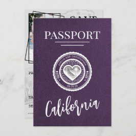 Violet California Passport日付の保存 セーブザデート