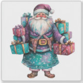 Violet Christmas for Holidays シール (正面)