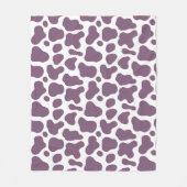 Violet Cow フリースブランケット (正面)