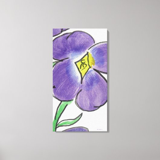 "Violet" D.C.B.-2022 キャンバスプリント (正面)