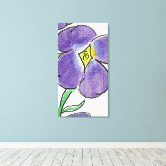 "Violet" D.C.B.-2022 キャンバスプリント (インサイチュ (ウッドフロア))