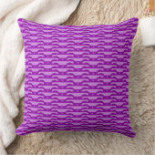 Violet Dreams-Dark & Light Purple Throw Pillow クッション (ブランケット)