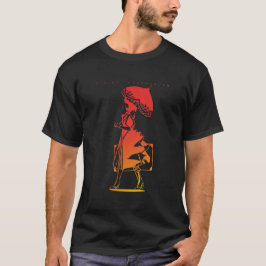 Violet Evergarden Sunset Siluet Anime Fan Art Tシャツ