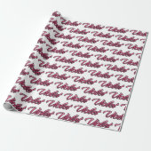 Violet faded pink personalisiertes Geschenkpapier ラッピングペーパー (アンロールド)