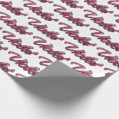Violet faded pink personalisiertes Geschenkpapier ラッピングペーパー (角)
