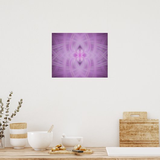 VIOLET - Fractal Art - ポスター (キッチン)