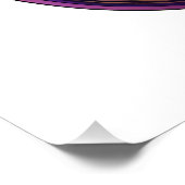 Violet Green Gold Petals Hamsa Turquoise Third Eye ポスター (コーナー)