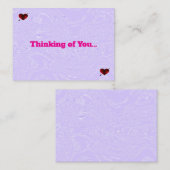 Violet Iceおよびハートノートカード ノートカード (正面/裏面)